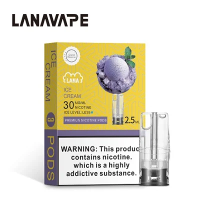 電子煙煙彈 LANA一代透明菸彈 芋頭冰淇淋