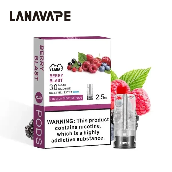 電子煙煙彈 LANA一代透明菸彈 莓果