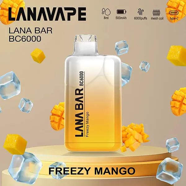 一次性電子煙 Lana Bar BC 6000口 16種口味 芒果